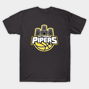 DEFUNCT - PITTSBURGH PIPERS ABA BASKETBALL T-Shirt